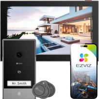 Wideodomofon WiFi EZVIZ HP7 PRO 4K,Weryfikacja twarzy, Zdalne otwieranie, Detekcja ruchu | CS-HP7-R400-1W2TFD (Pro) | 6941545640617