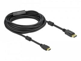 Kabel Delock DisplayPort - HDMI 7m Black (85960) | 85960 | 4043619859603