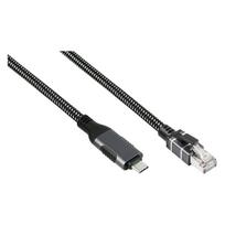 Good Connections Ethernet-Kabel USB-C RJ45, anthrazit, 1,0m