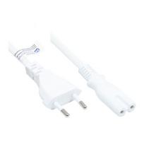 Good Connections Euro-Netzkabel an C7/Euro 8 Bu. weiß 1m