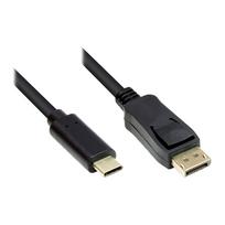 Good Connections Adapterkabel USB-C an DP1.2 schwarz 3m