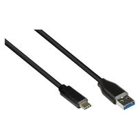 Good Connections USB3.0 Kabel A-USB-C schwarz 3m