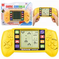 Elektroninis Tetris žaidimas – nešiojama LCD konsolė geltona