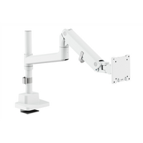 Monitoriaus laikiklis Digitus DA-90476 1 monitoriui 57" aukščio reguliavimas pasvirimas pasukimas iki 27 kg baltas