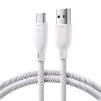 Joyroom laidas Multi-Color Series S-A34 USB-A / USB-C 100W 1m baltas
