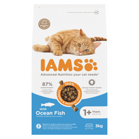 IAMS sausas maistas katėms su jūros žuvimi, 3 kg