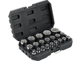 Galvučių rinkinys, 12 kampų | 12,5 mm (1/2") | 8 - 36 mm | 21 vnt (YT-12630)