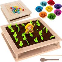 Medinis montessori žaidimas 2in1