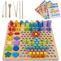Montessori karoliukų lenta (pažeista pakuotė)