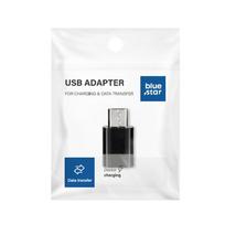 Blue Star Type C to Micro USB Adapter - black