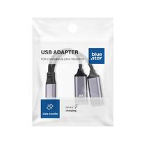 AUX 2-in-1 Type C (male) to Type C (female) / Type C (female) Blue Star black [DAC] - max 25W charging
