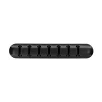 Blue Star PJ-OCZ8 self-adhesive silicone cable organizer - black (1 piece)