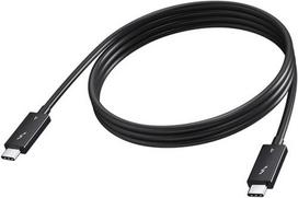 Vision TC 2MUSBCTB4/BL Thunderbolt cable, 2 m, 40Gbit/s, Black