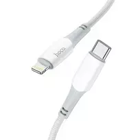 Hoco X70 data transfer and charging cable | USB-C to Lightning | PD | 20W | 1m | white