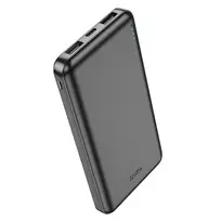 Hoco J100 Power Bank | 10,000 mAh | 10.5W | USB-A, USB-C, Micro USB | black
