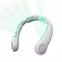 Jisulife Neck Fan 4 5000mAh Portable USB Neck Fan - Gray