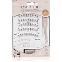 KISS Lash Atelier Desing Kit priklijuojamų blakstienų kuokšteliai Su klijais 02 1 vnt.