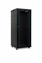 19'' pastatoma komutacinė spinta A2-6627B (27U, 600x600x1405mm, IP20, iki 1000kg, juoda, nesurinkta)