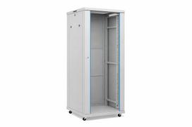 19'' pastatoma komutacinė spinta A2-6827G (27U, 600x800x1405mm, IP20, iki 1000kg, pilka, nesurinkta)
