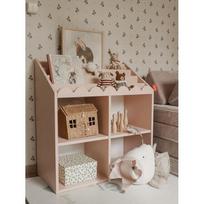 Book Nook Montessori Vintage Rose – vaikų knygų ir žaislų lentyna