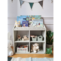 Book Nook Montessori Sage – vaikų knygų ir žaislų lentyna
