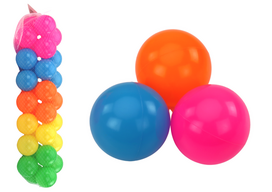 Spalvoti plastikiniai kamuoliukai baseinui 7 cm 30 vnt