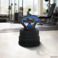 4-in-1 hantelių štangos ir kettlebello rinkinys 20kg 20kg