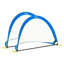 Vaikiški futbolo vartai 2vnt 119x82x845cm su krepšiu