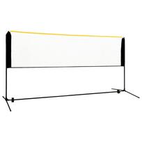 Reguliuojamas badmintono tinklas 300x103x94–158cm metalas