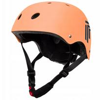 Vaikiškas sportinis šalmas „7-Brand”, oranžinis, 52-56 cm