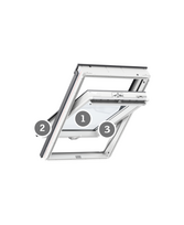 Stoglangis VELUX Standard GLU 0061B - Standard  -  Rankinio valdymo stogo langai  -  94x140cm PK08