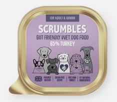 Scrumbles be grūdų šlapias šunų maistas su kalakutiena, 150 g