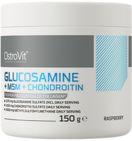 OstroVit Glucosamine + MSM + Chondroitin, Raspberry, 150 g