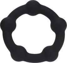 Penio žiedas Levelz By Shots Beaded Silicone Cockring, S