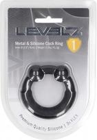 Varpos žiedas Levelz By Shots Metal and Silicone Cockring