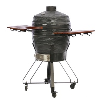 Tunabone Kamado Pro 22" M keramikinė kepsninė, tamsiai pilka