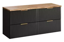 Vonios spintelė su stalviršiu  SET–ADB B NAT WOTAN 120 cm