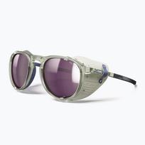 Akiniai nuo saulės Julbo Millenium Polarized HD shiny transparent army green/white/blue