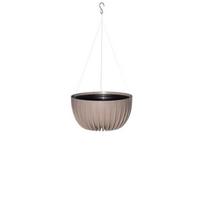4Living Mira Kabantis vazonas 30 cm, Latte – stilingas ir patvarus augalų vazonas