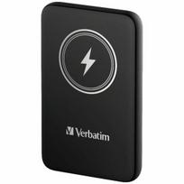 Atsarginis maitinimo šaltinis ("Power Bank") Verbatim Powerbank indukcyjny `n` Go 15W 10000mAh Wireless Magnetic czarny|black 32245