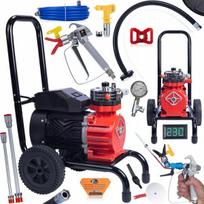Dažymo agregatas Rosfix Red Strong Storm 1100 RSS05 – Galingas 3500W variklis, Srautas 18L/min, Slėgis 22MPA