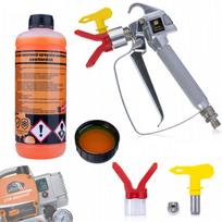 Komplektas Rosfix PaintPatron 3in1 + Dažymo pistoletas – Apsauga nuo užšalimo, Antgalis 517, Talpa 1 L