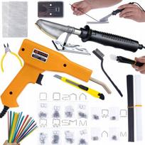 Komplektas Rosfix Prowelder Kit Mini – Plastiko suvirinimo rinkinys, 800 kabučių, 5 tipų strypai