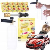 Komplektas Rosfix – Aktyvios putos, 5x 6 g milteliai, 1000 ml putų purkštuvas, Adapteris 1/4QRC-Karcher K