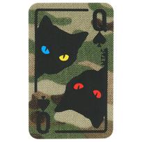 Kortos lopas su kontaktine juosta „Piku karaliene – katės“ – M-Tac, Multicam Black, emblema