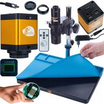 Mikroskopo rinkinys Rosfix Earth Pro MCEP-0.5X – HDMI kamera 12MP, Didinimas 7–45x, Silikoninis kilimėlis 380x260mm