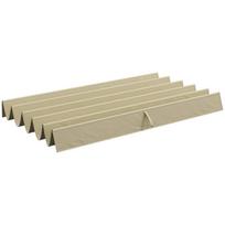 "Outsunny" stoglangis ištraukiamai pavėsinei 3 x 3 m - smėlio spalvos, Beige