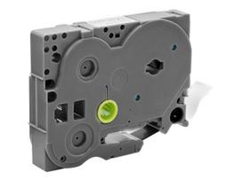 Qoltec juostelė, skirta BROTHER TZe-231 | 12 mm x 8 m | Balta / Juodas spausdinimas