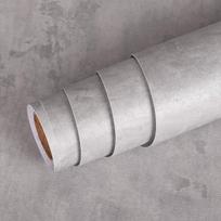 Savaime lipni atspari vandeniui sienų danga pilkas betonas 40 cm x 5 m, 40 cm x 5 m