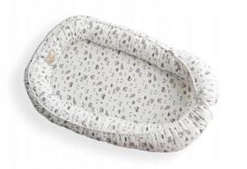 Pozicionavimo čiužinys BabyMatex Prestige Muslin Design 80x55 hipoalerginis, su nuimamu užvalkalu
